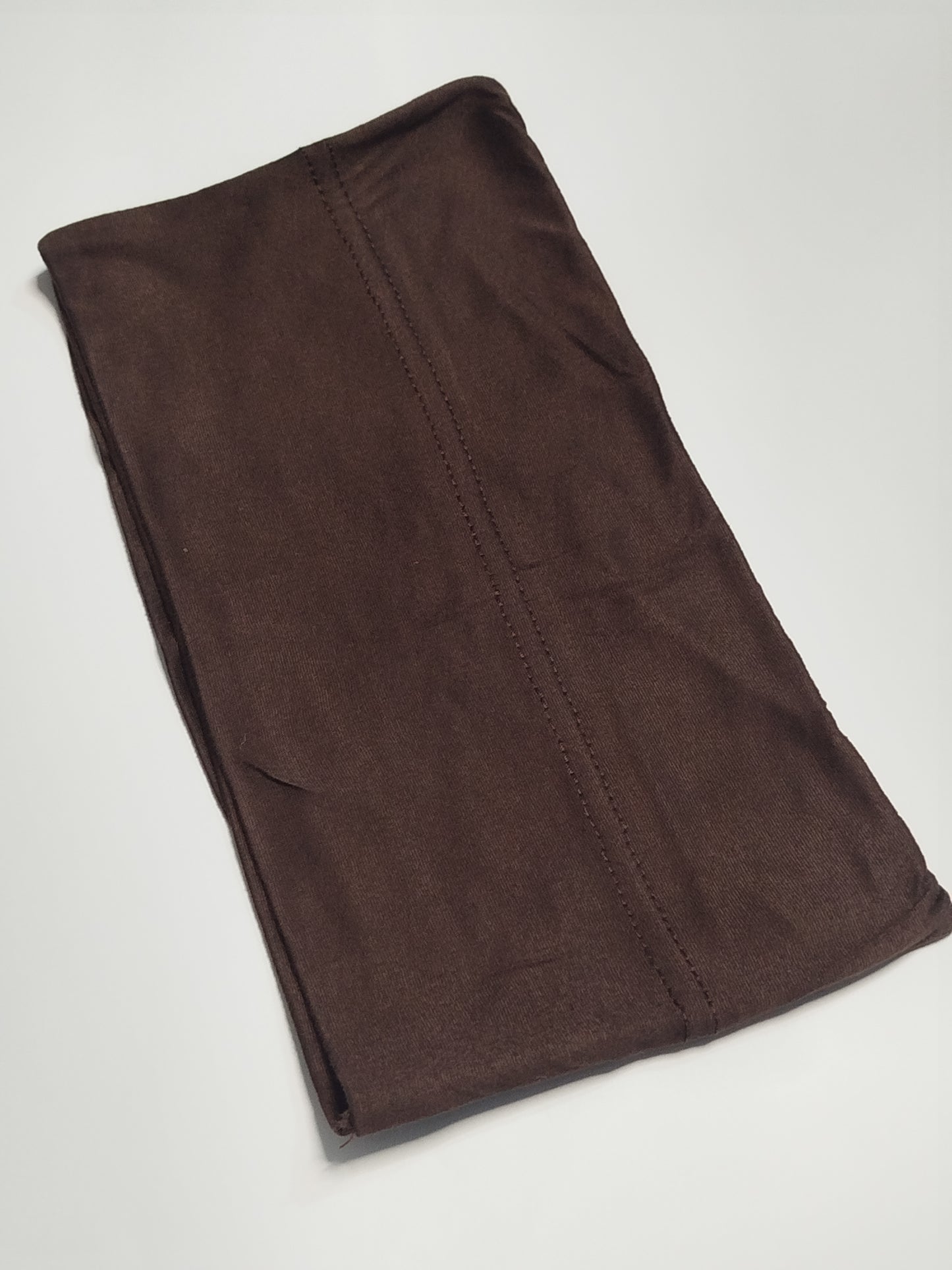 Chocolate Brown: Jersey Hijab With Matching Cap
