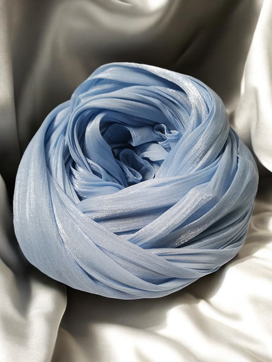 Organza Hijab - Light Blue