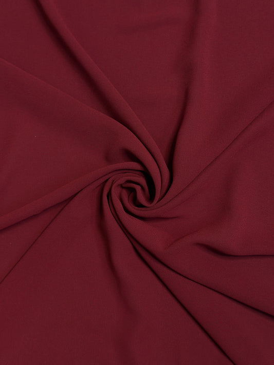 Georgette Hijab - Crimson Red