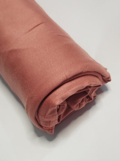 Peach Rose: Jersey Hijab With Matching Cap