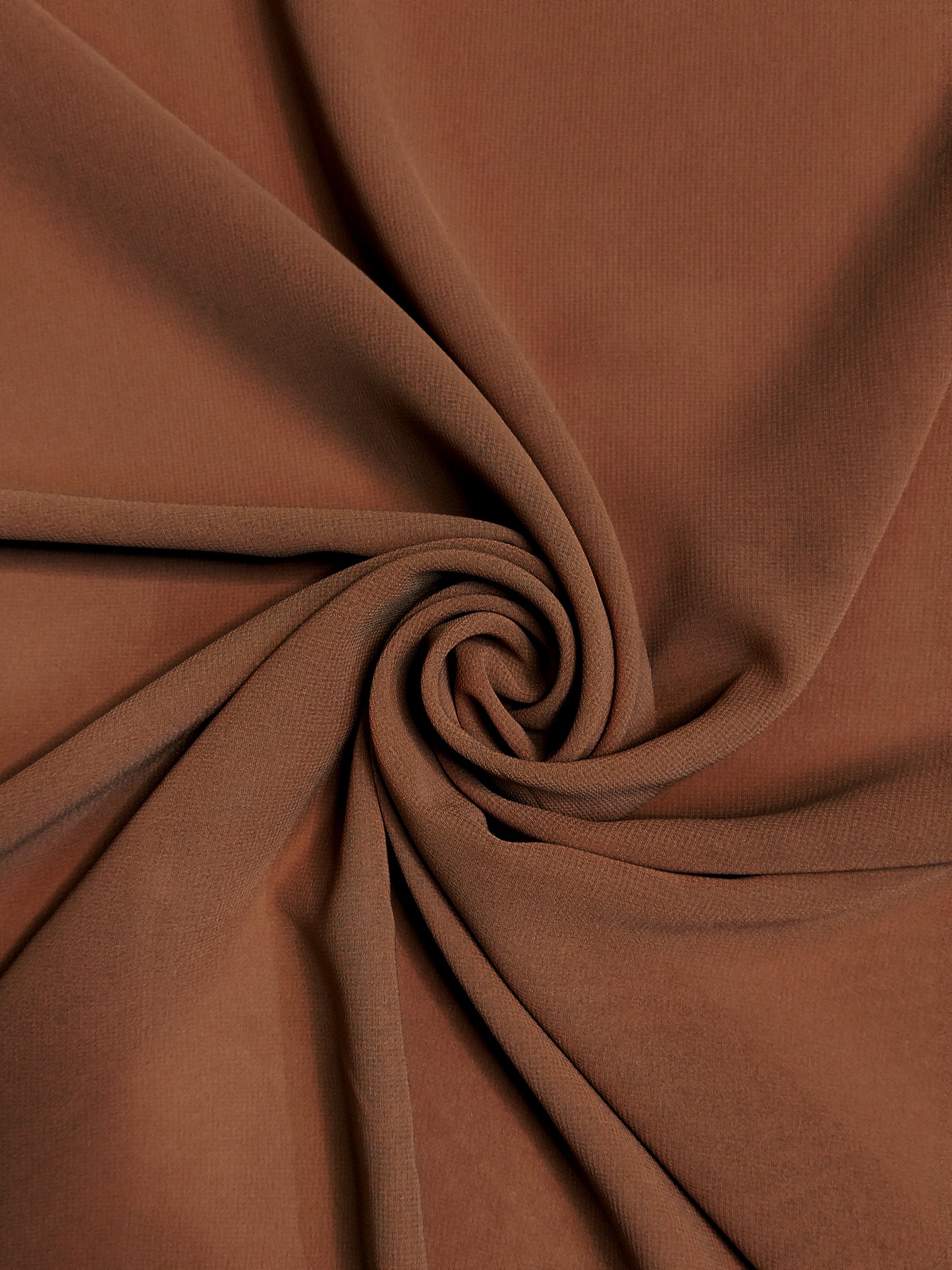 Georgette Hijab - Rusty Brown