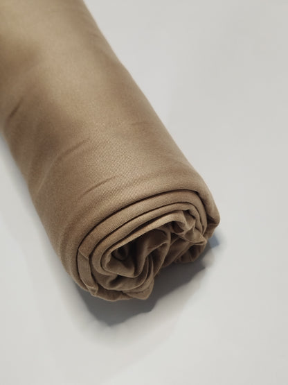 Golden Beige: Jersey Hijab With Matching Cap