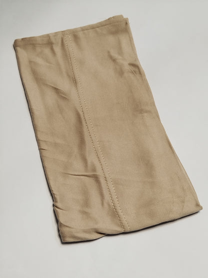 Beige Sand: Jersey Hijab With Matching Cap