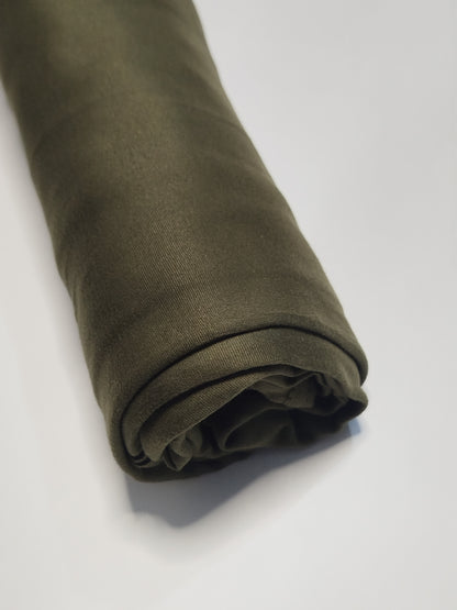 Olive Green: Jersey Hijab With Matching Cap