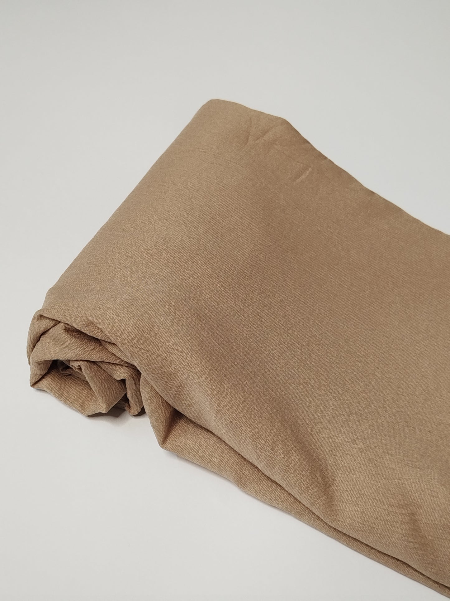 Textured Cotton Hijab: Taupe Beige