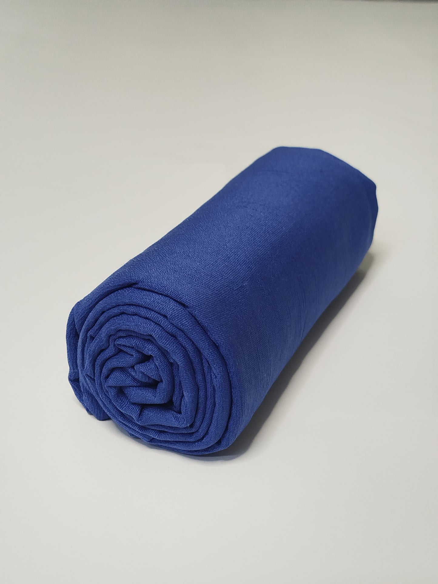 Textured Cotton Hijab: Royal Blue