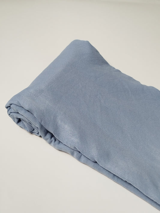 Textured Cotton Hijab: Sky Blue