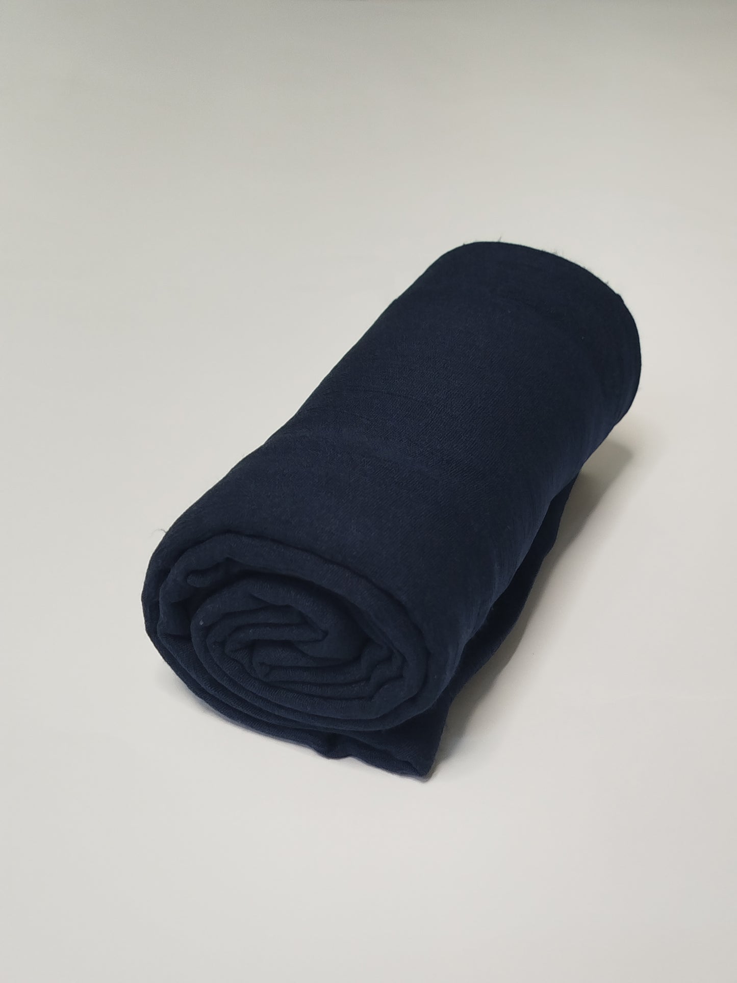 Textured Cotton Hijab: Navy Blue