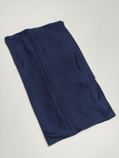 Navy Blue: Jersey Hijab With Matching Cap