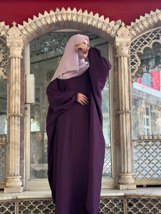 Elegant Plum Kaftan