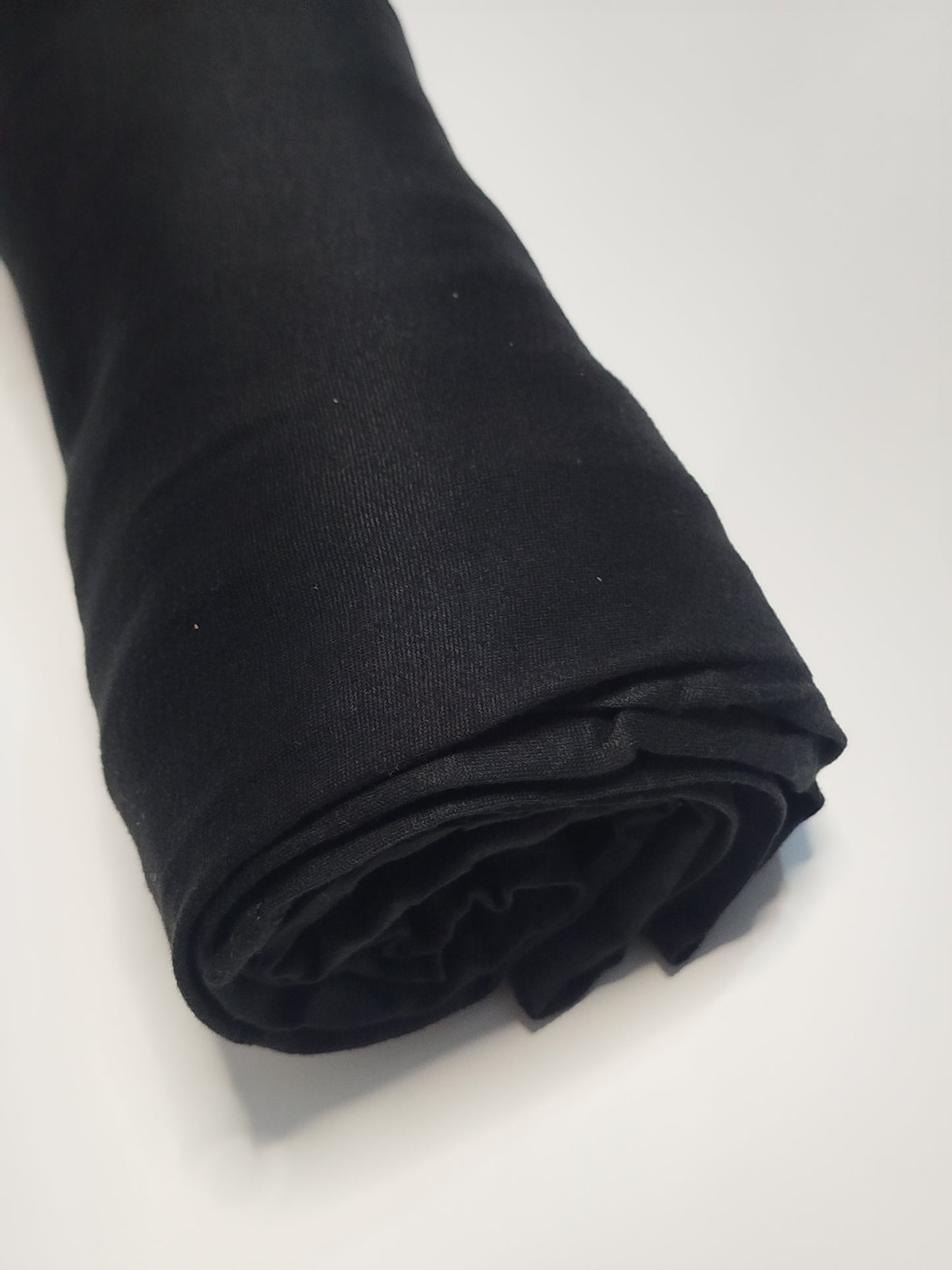 Midnight Black: Jersey Hijab With Matching Cap