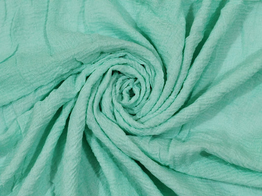 Crimps Hijab - Mint Green