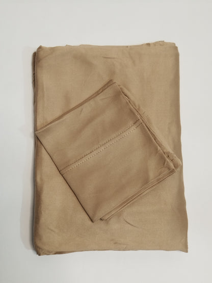 Golden Beige: Jersey Hijab With Matching Cap