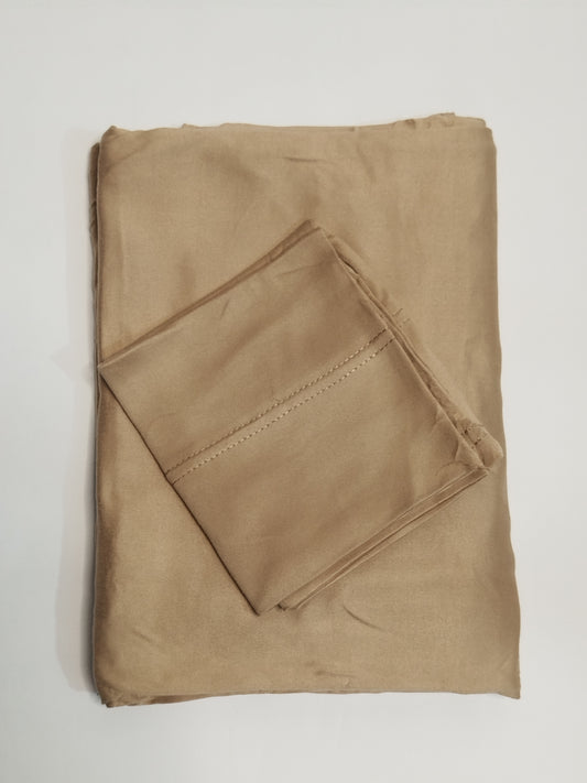 Golden Beige: Jersey Hijab With Matching Cap