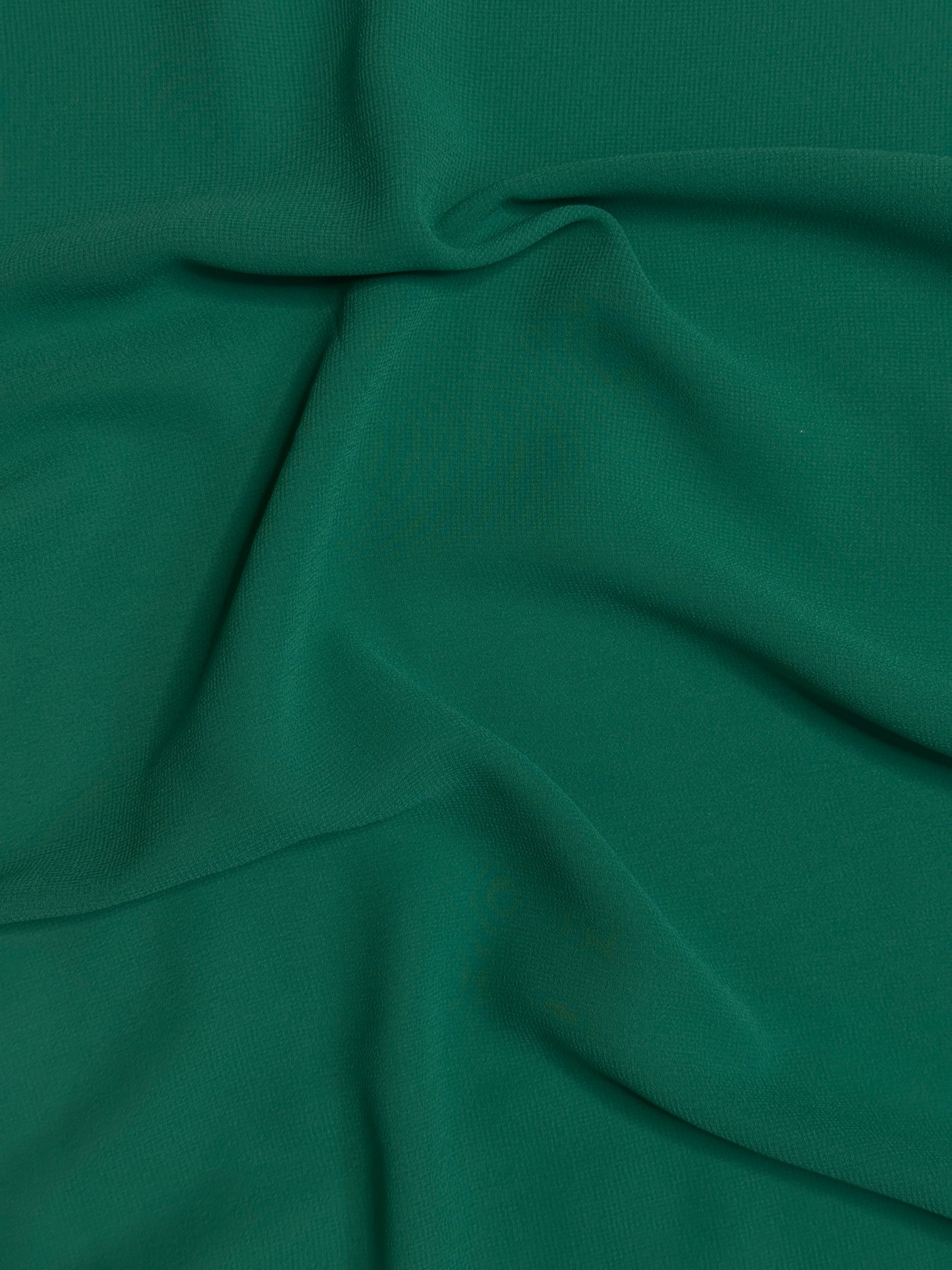 Georgette Hijab - Emerald Green