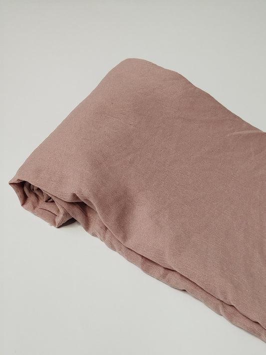 Textured Cotton Hijab: Blush Pink