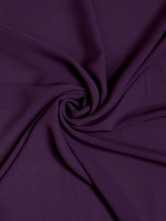 Georgette Hijab - Royal Plum