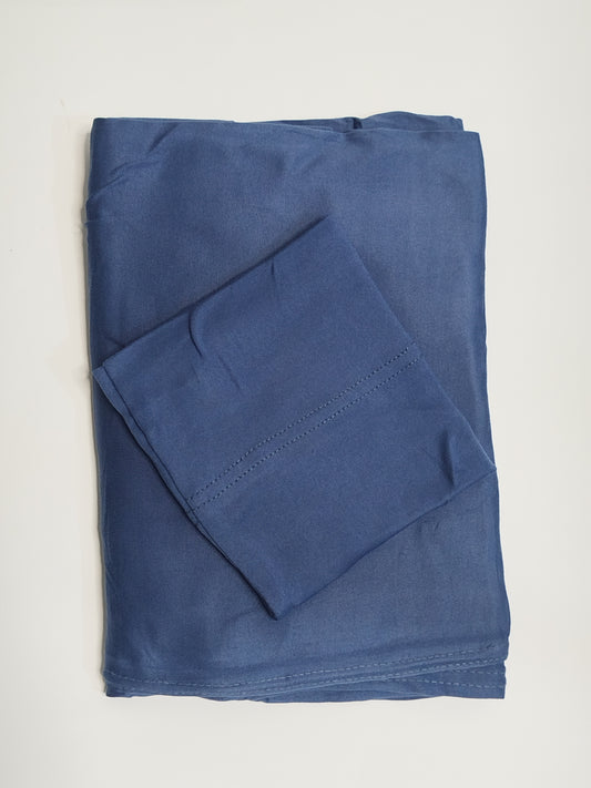 Steel Blue: Jersey Hijab With Matching Cap