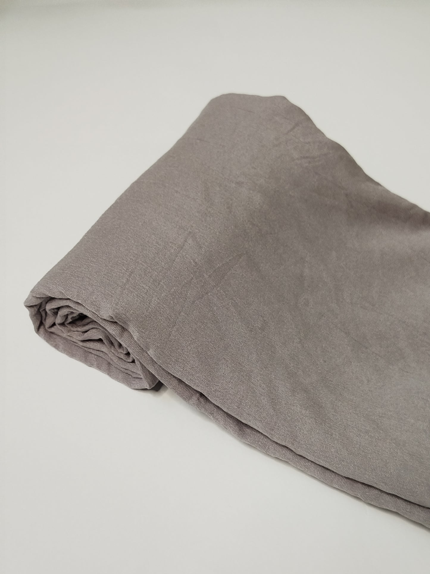 Textured Cotton Hijab: Ash Grey