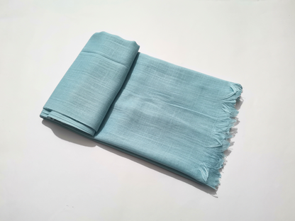 Turkish Lawn Hijab - Misty Blue